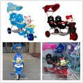 Tienda en línea china al por mayor niños baratos niños triciclo con asiento de atrás, triciclo de bebé, niños triciclo dos asientos